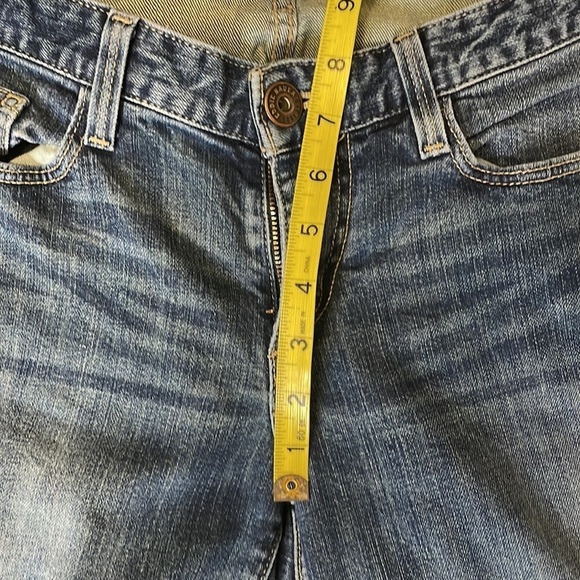 EDDIE BAUER 6 Medium Wash Curvy Barely Boot Denim Jeans Retro Casual Everyday - Picture 8 of 11